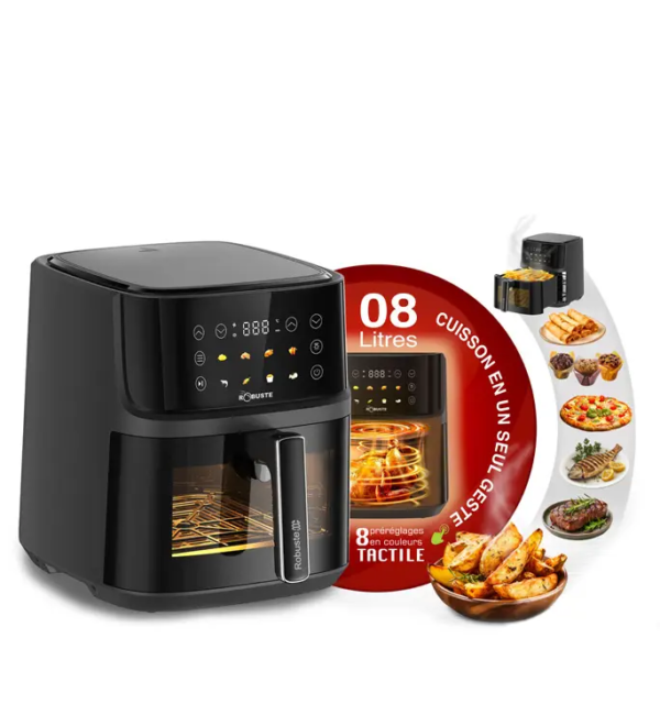 Air fryer robuste 8 litre 2000 W