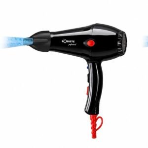 SÈCHE CHEVEUX NOIR - ROBUSTE  PROFESSIONNEL 2000 WATTS
