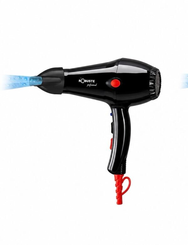 SÈCHE CHEVEUX NOIR - ROBUSTE  PROFESSIONNEL 2000 WATTS