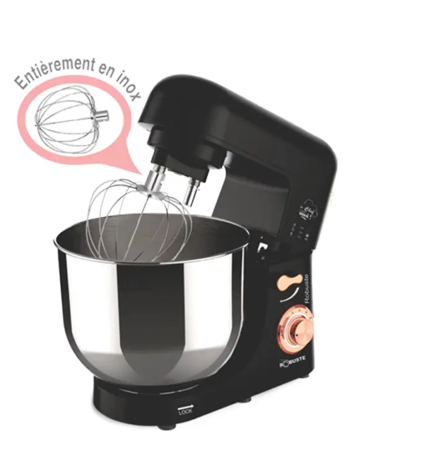 PÉTRIN ROBUSTE 1800W  - NOIR -